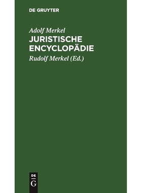 预订 Juristische Encyclopädie: 9783111168272