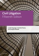 【预订】Civil Litigation 9780192858825