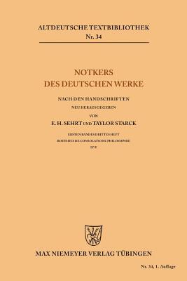 【预订】Notkers des Deutschen Werke 9783110484281