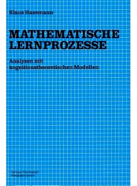 预订 Mathematische Lernprozesse: Analysen mit kognitionstheoretischen Modellen: 9783528089375