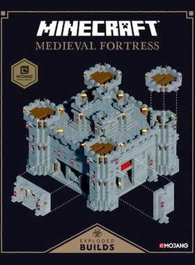 预订 Minecraft: Exploded Builds: Medieval Fortress: An Official Mojang Book: 9781984820174
