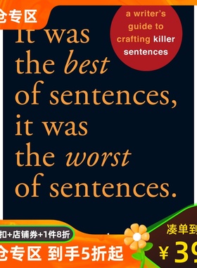 英文原版 好句子创作指南 文法女教头爆破英文烂句 It Was the Best of Sentences, It Was the Worst of Sentences