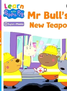 预订 Learn with Peppa Phonics Level 4 Book 8 - Mr Bull’s New Teapot (Phonics Reader): 9780241576496