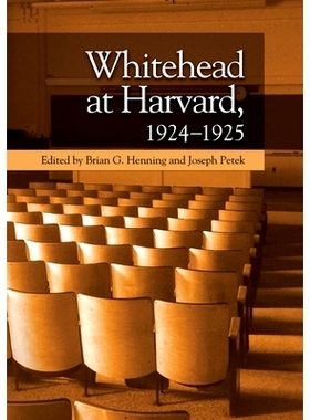 预订 Whitehead at Harvard, 1924-1925: 9781474459402