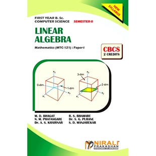 预订 LINEAR ALGEBRA (2 Credits) Mathematics: Paper-I: 9789389686074