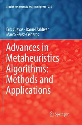 【预订】Advances in Metaheuristics Algorithms: Methods and Applications