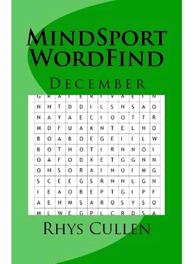 预订 MindSport WordFind December: 9781729838969