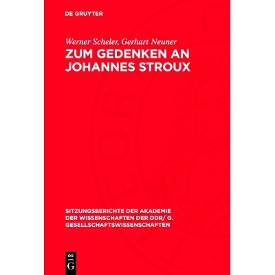 预订 Zum Gedenken an Johannes Stroux: Sozialer Lebensprozess Und Erziehung: 9783112773949