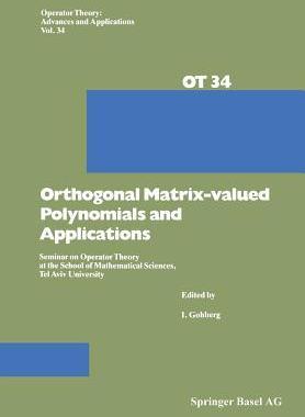预订 Orthogonal Matrix-valued Polynomials and Applications