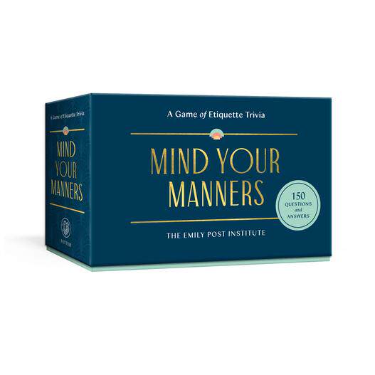预订 Mind Your Manners: A Game of Etiquette Trivia注意你的举止：礼仪琐事游戏: 9780593234549