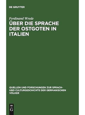 预订 Über die Sprache der Ostgoten in Italien: 9783111317519