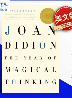 预售 奇想之年 Joan Didion 琼·狄迪恩 国家图书奖 美国版《我们仨》英文原版 The Year of Magical Thinking