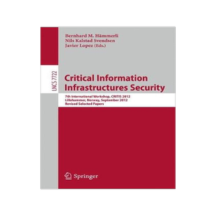 预订 Critical Information Infrastructures Security