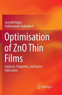 【预订】Optimisation of ZnO Thin Films