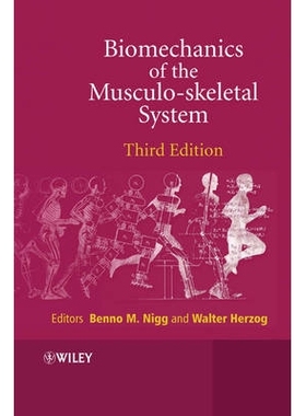 预订 Biomechanics of the Musculo-Skeletal System 3e 肌骨系统生物力学  第3版: 9780470017678