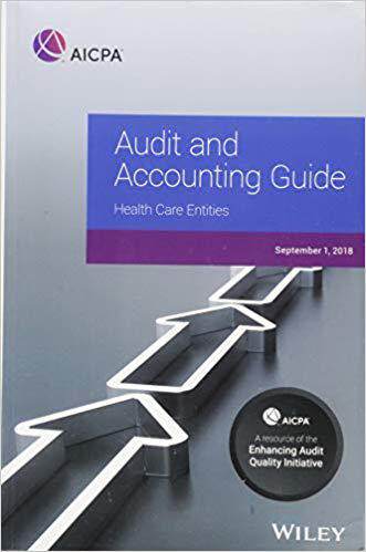 【预售】Audit and Accounting Guide: Health Care Entities, 2018