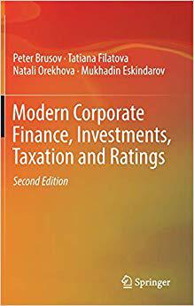 【预售】Modern Corporate Finance, Investments, Taxation and Ratings