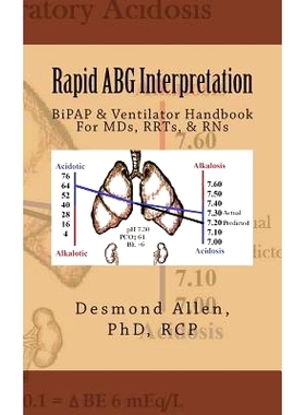 预订 Rapid ABG Interpretation: BiPAP & Ventilator Handbook For MDs, RRTs, & RNs: 9781503304895