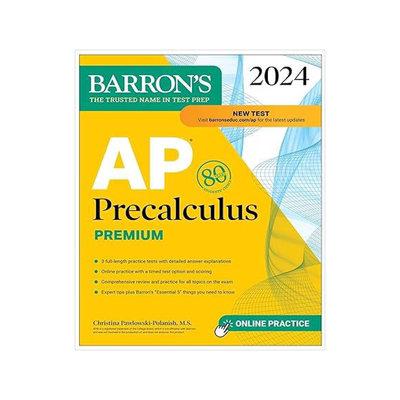 [预订]AP Precalculus Premium, 2024: 3 Practice Tests + Comprehensive Review + Online Practice 9781506288635