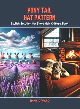 预订 Pony Tail Hat Pattern: Stylish Solution for Short Hair Knitters Book: 9798876098863
