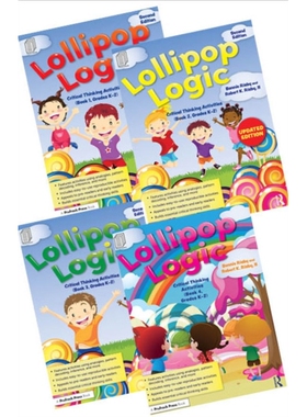预订 Lollipop Logic - 4 Book Bundle for Grades K-2 棒棒糖逻辑 -幼儿园-2 年级4册套装: 9781041160625