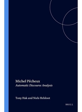 预订 Michel Pêcheux: Automatic Discourse Analysis: With contributions of Simone Bonnafous, Françoise Gadet, Paul Henry