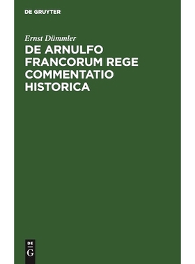 预订 De Arnulfo Francorum Rege commentatio historica: 9783112600375