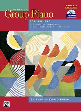 【预订】Alfred's Group Piano for Adults Student Book 1: An Innovative Method Enhanced Wi