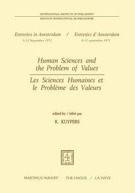 预订 Human Sciences and the Problem of Values / Les Sciences Humaines et le Problème des Valeurs