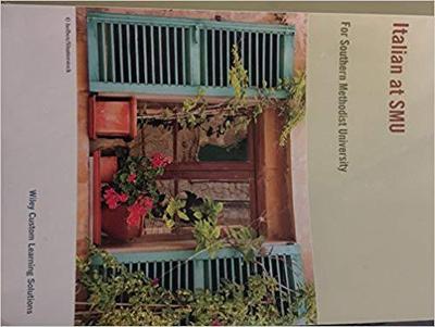 【预售】Italian At Smu F/Southern Methodist ...