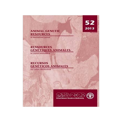 [预订]Animal Genetic Resources: An International Journal, * 9789250075235
