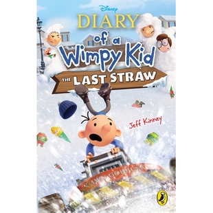 现货 小屁孩日记3 动画封面版 杰夫·金尼 儿童经典读物 英文原版 The Diary of a Wimpy Kid The Last Straw