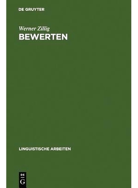 预订 Bewerten: Sprechakttypen der bewertenden Rede: 9783484301153