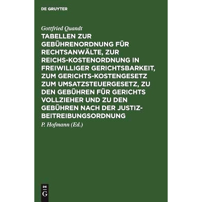 预订 Tabellen zur Gebührenordnung für Rechtsanwälte, zur Reichskostenordnung in freiwilliger Gerichtsbarkeit, zum Ger