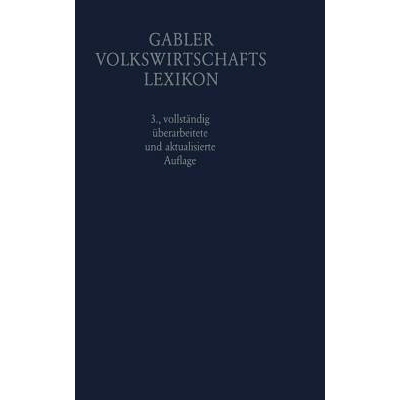 预订 Gabler Volkswirtschafts Lexikon: 9783409991834