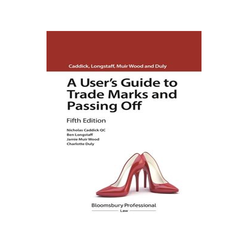 现货 []A User’s Guide to Trade Marks and Passing Off 9781526511553