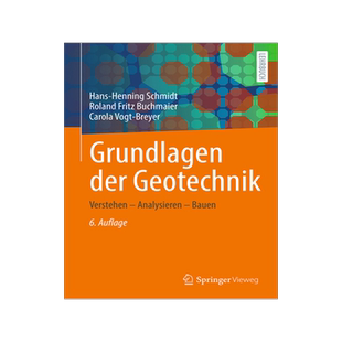 预订 Grundlagen der Geotechnik