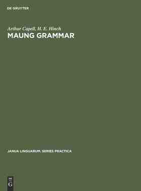 【预订】Maung grammar 9783111213156