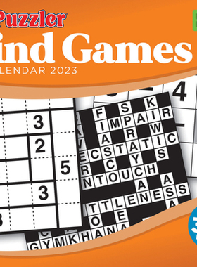 【预订】2023 Mind Games, Puzzler Box Calendar 9781529827934