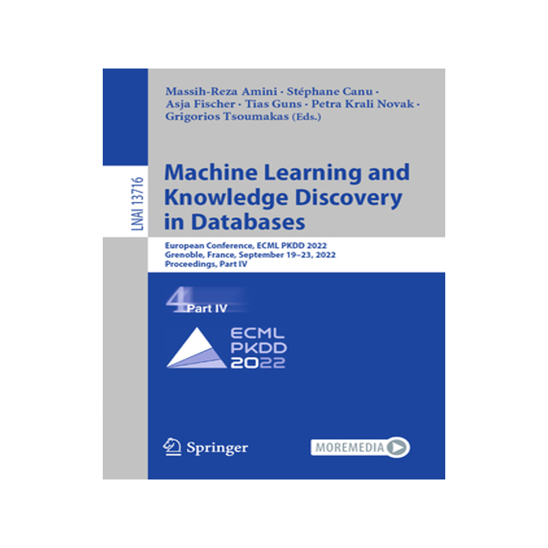 [预订]Machine Learning and Knowledge Discovery in Databases