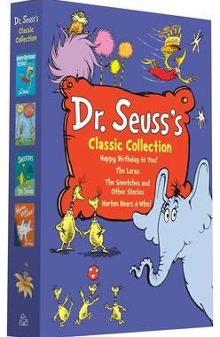 [预订]Dr. Seuss’s Classic 4-Book Boxed Set Collection: Happy Birthday to You!; Horton Hears a Who!; The  9780593485330