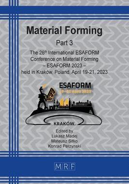 [预订]Material Forming - ESAFORM 2023 - Part 3 9781644902493