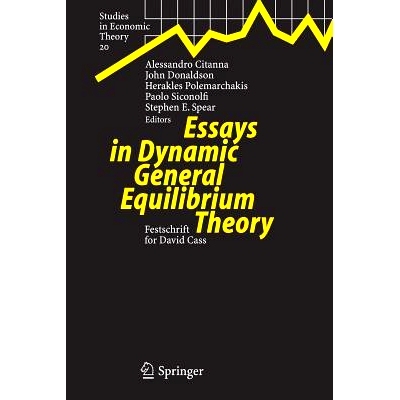 预订 Essays in Dynamic General Equilibrium Theory: Festschrift for David Cass: 9783642424175