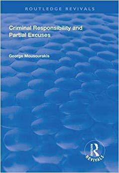 【预售】Criminal Responsibility and Partial Excuses