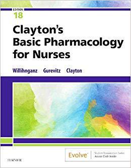 Clayton’s Basic Pharmacology for Nurses 护士基础药理学