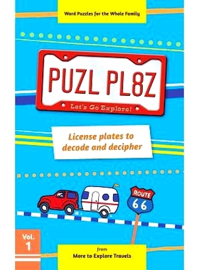 预订 PUZL PL8Z License plates to decode and decipher: 9780692560983