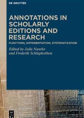 [预订]Annotations in Scholarly Editions and Research 9783110636017