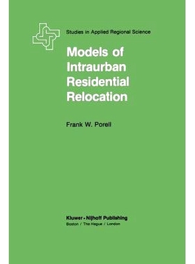 预订 Models of Intraurban Residential Relocation: 9789400973978