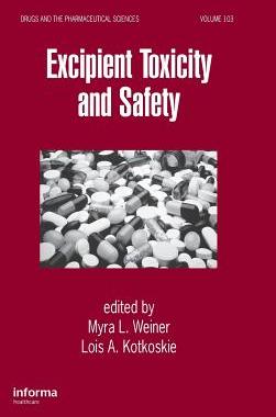 【预订】Excipient Toxicity and Safety