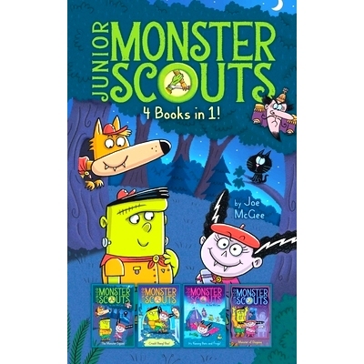 预订 Junior Monster Scouts 4 Books in 1!: The Monster Squad; Crash! Bang! Boo!; It’s Raining Bats and Frogs!; Monster o